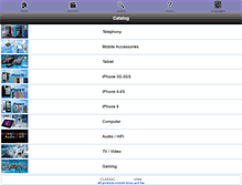 Tablet Screenshot of directelectronique.com